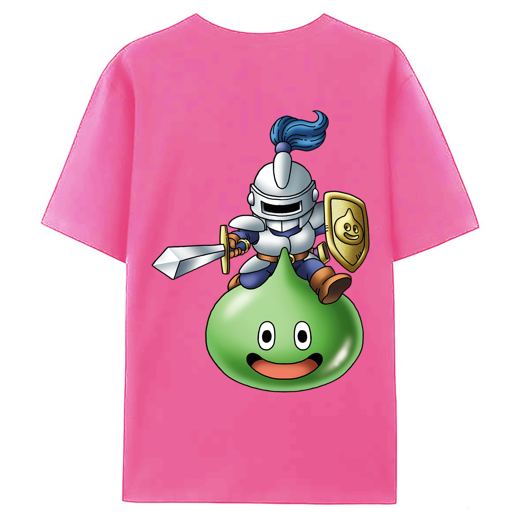 （画像用） ドラゴンクエスト Doragon Kuesuto Dragon Quest レディース半袖Tシャツ(バックプリント)
